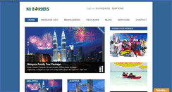 Desktop Screenshot of noborderstours.com